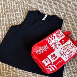 Like new - Lululemon athletica short Black Tank Top sz 10🎈🎈🎈